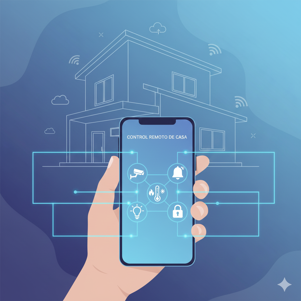control remoto casa explicacion smartphone dispositivos inteligentes