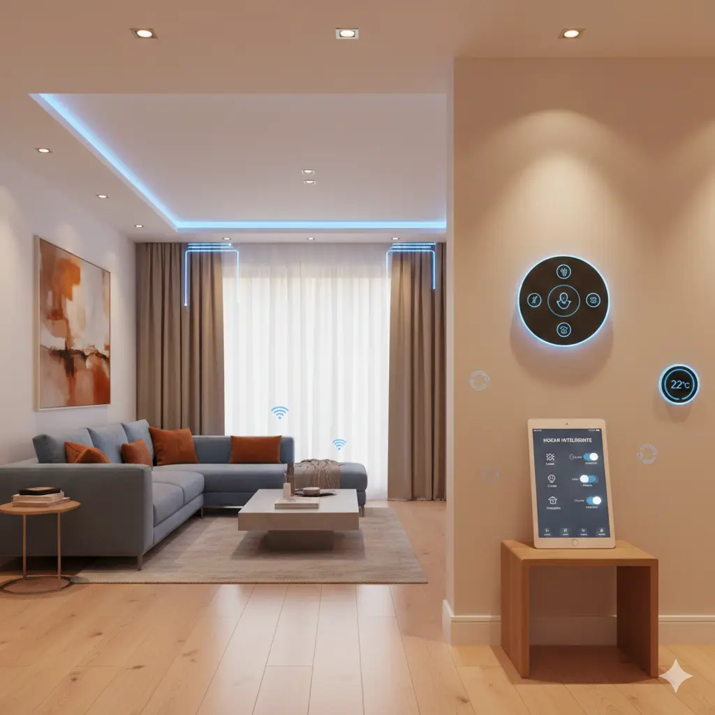 domótica para el hogar sistema de automatización inteligente