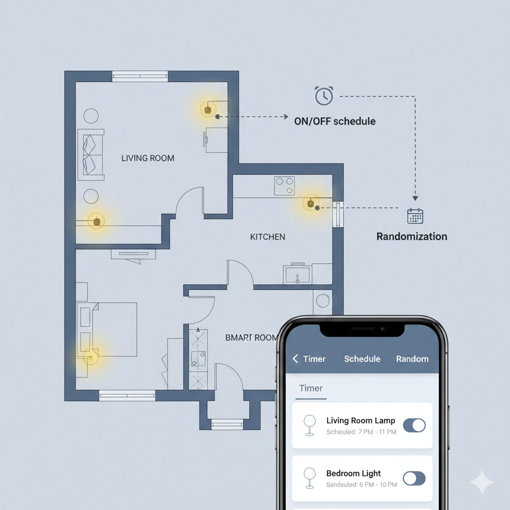 estrategias enchufes inteligentes simular presencia casa