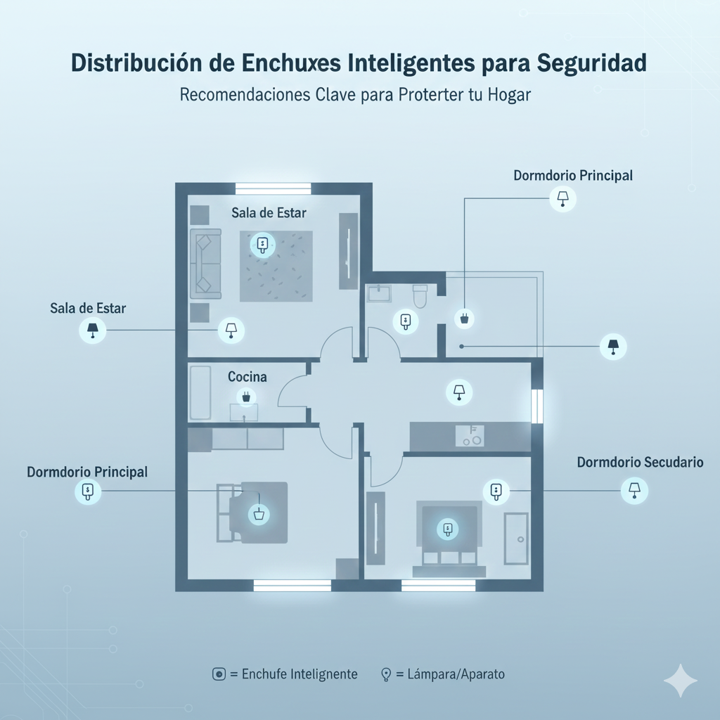 kit enchufes inteligentes seguridad distribucion habitaciones