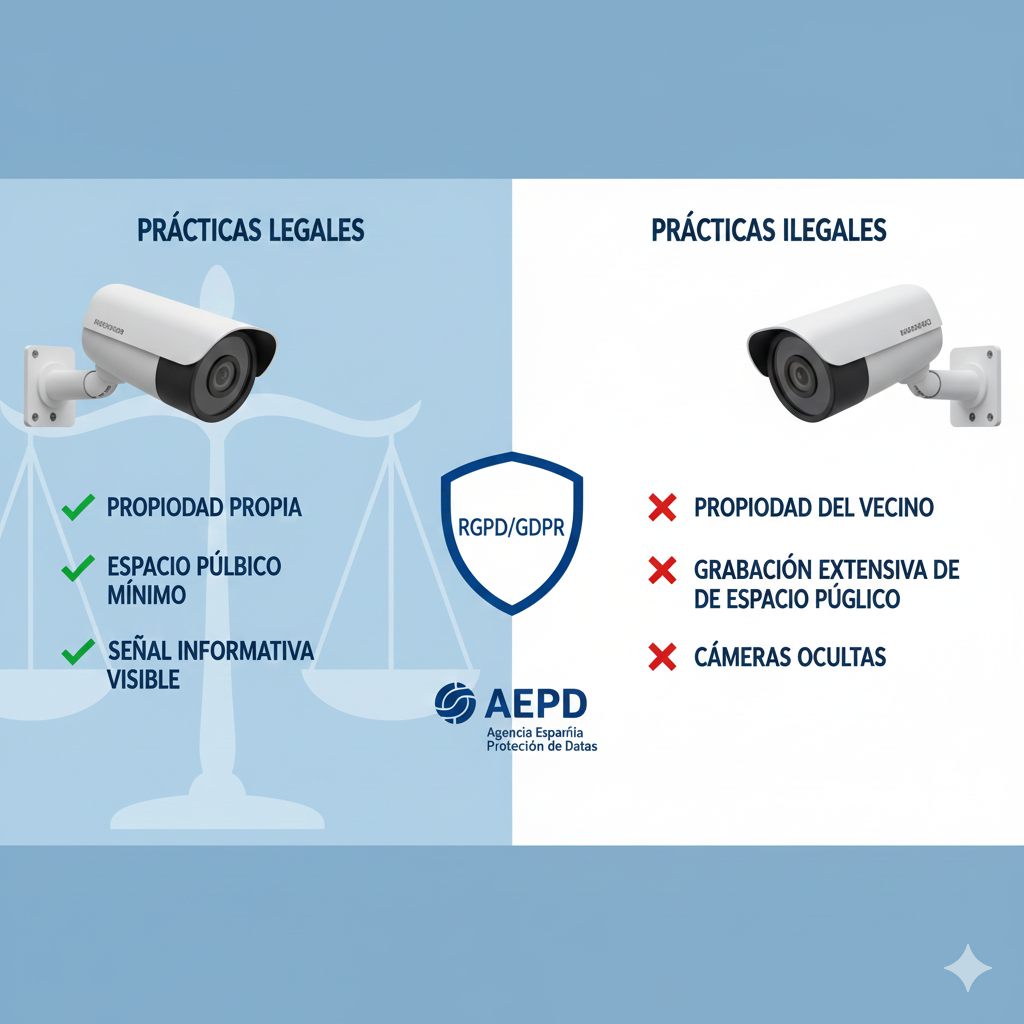 videovigilancia hogar legal normativa AEPD camaras seguridad